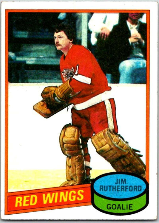 1980-81 Topps #125 Jim Rutherford  Detroit Red Wings  V49706