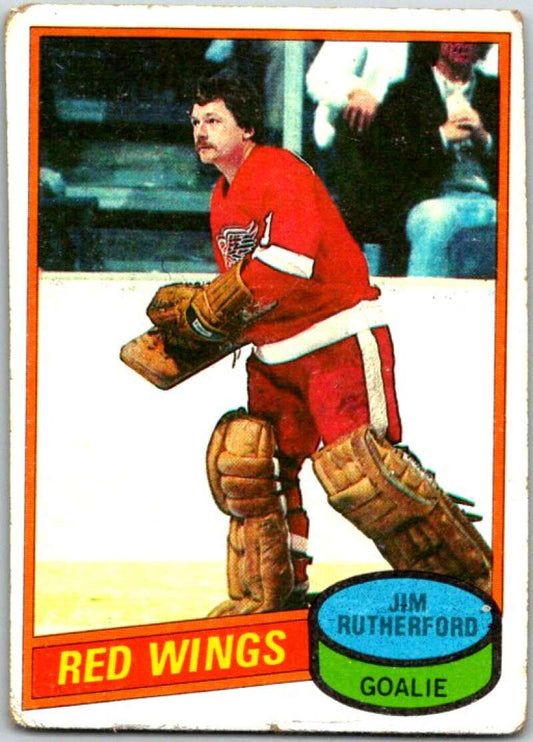 1980-81 Topps #125 Jim Rutherford  Detroit Red Wings  V49707