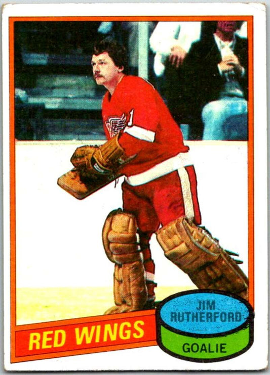 1980-81 Topps #125 Jim Rutherford  Detroit Red Wings  V49708