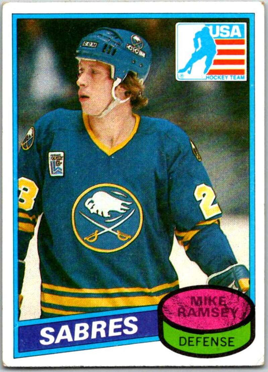 1980-81 Topps #127 Mike Ramsey OLY  RC Rookie  V49712