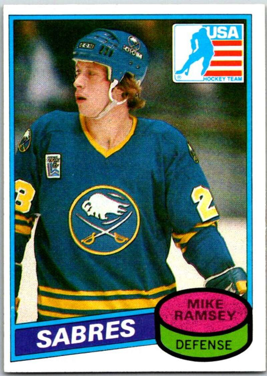1980-81 Topps #127 Mike Ramsey OLY  RC Rookie  V49713