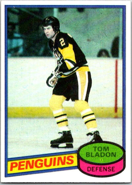 1980-81 Topps #135 Tom Bladon  Pittsburgh Penguins  V49723