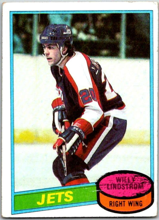 1980-81 Topps #142 Willy Lindstrom  Winnipeg Jets  V49730