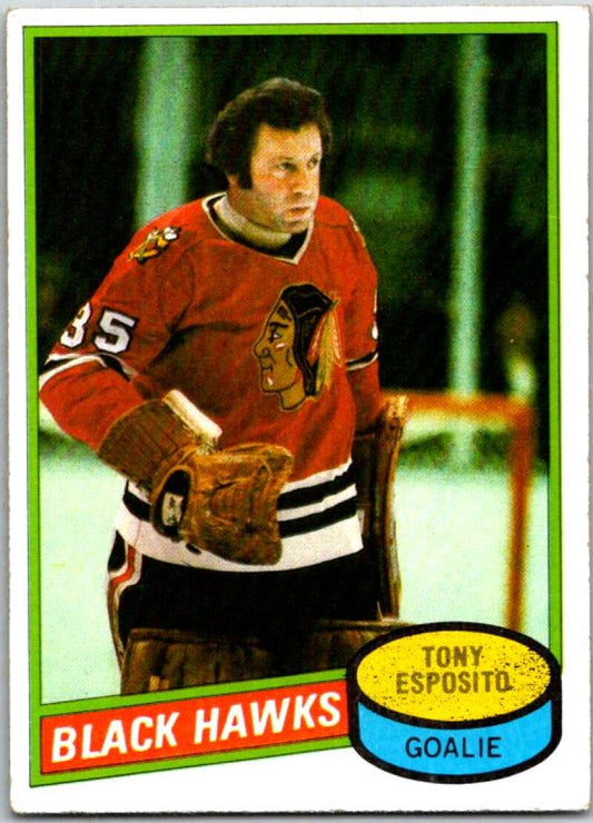1980-81 Topps #150 Tony Esposito  Chicago Blackhawks  V49752