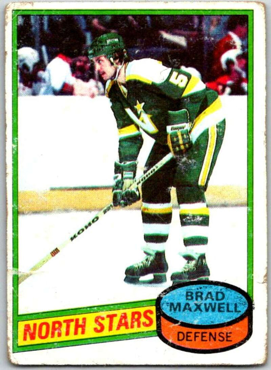 1980-81 Topps #152 Brad Maxwell  Minnesota North Stars  V49756
