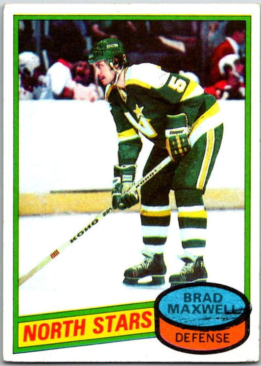 1980-81 Topps #152 Brad Maxwell  Minnesota North Stars  V49757