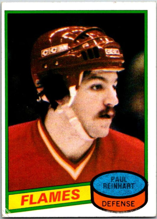 1980-81 Topps #157 Paul Reinhart  RC Rookie Atlanta Flames  V49763