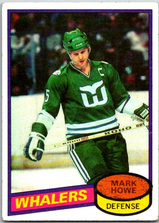 1980-81 Topps #160 Mark Howe  Hartford Whalers  V49772