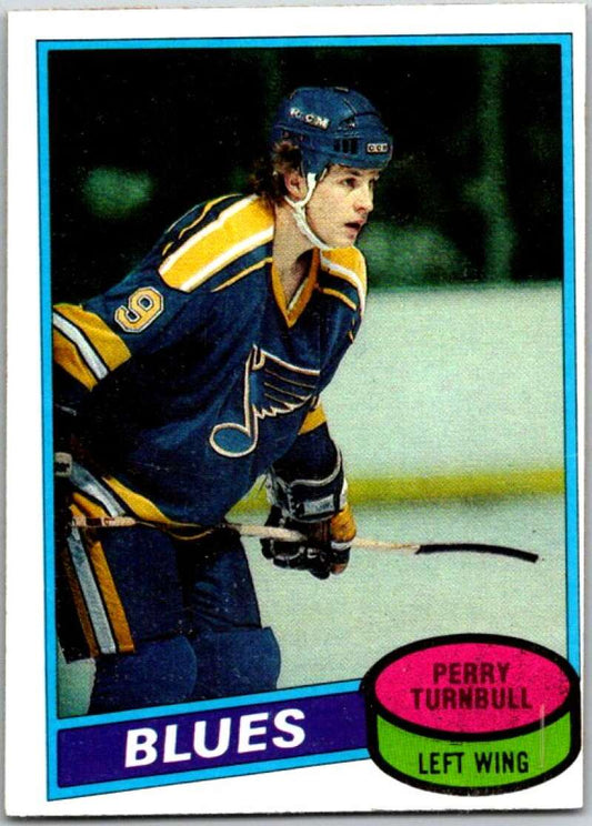 1980-81 Topps #169 Perry Turnbull  RC Rookie St. Louis Blues  V49794