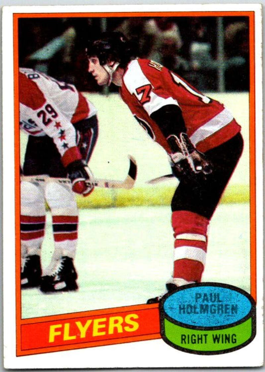1980-81 Topps #172 Paul Holmgren  Philadelphia Flyers  V49802