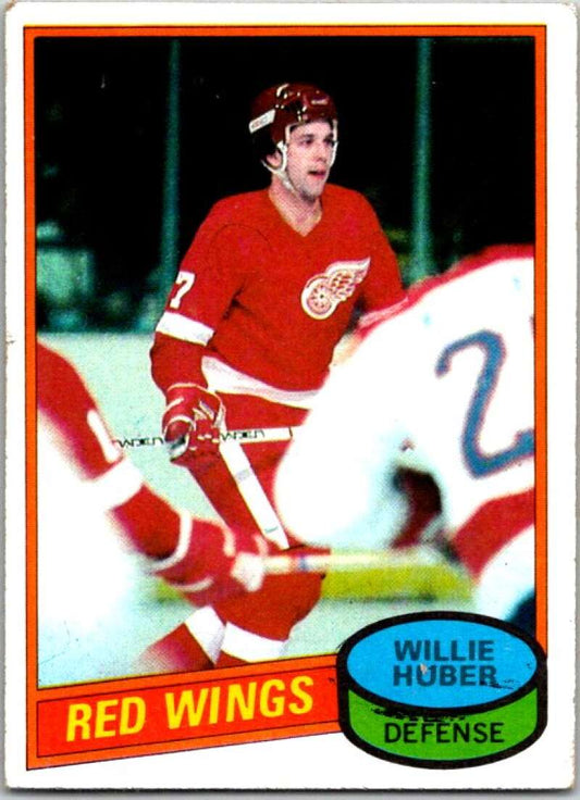 1980-81 Topps #173 Willie Huber  Detroit Red Wings  V49805