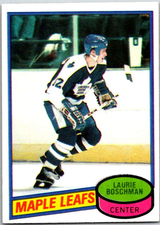 1980-81 Topps #179 Laurie Boschman  RC Rookie Toronto Maple Leafs  V49814