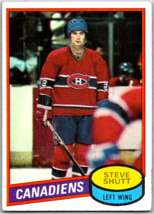 1980-81 Topps #180 Steve Shutt  Montreal Canadiens  V49815