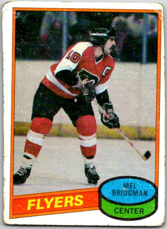 1980-81 Topps #189 Mel Bridgman  Philadelphia Flyers  V49831