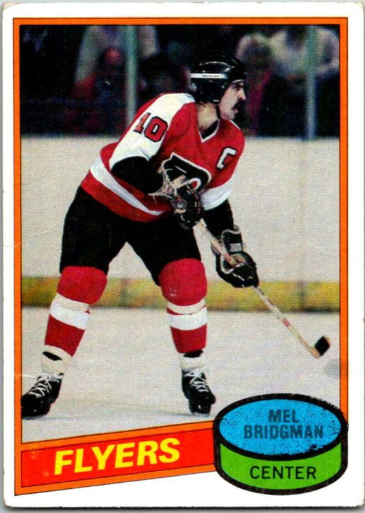 1980-81 Topps #189 Mel Bridgman  Philadelphia Flyers  V49832