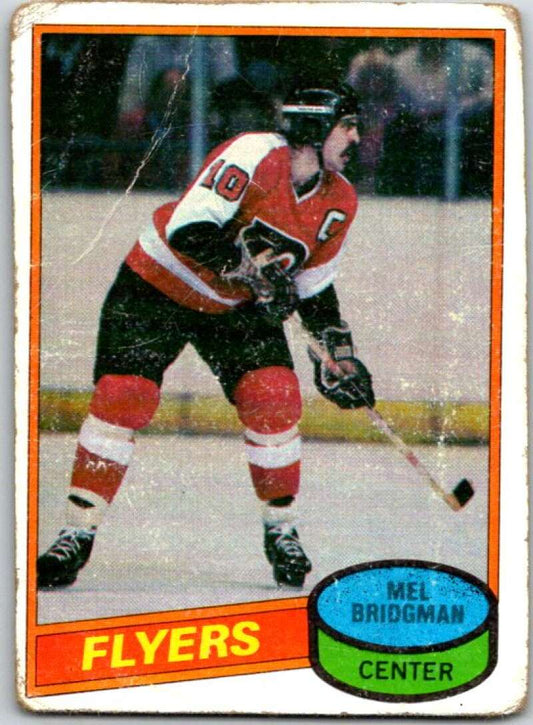 1980-81 Topps #189 Mel Bridgman  Philadelphia Flyers  V49833