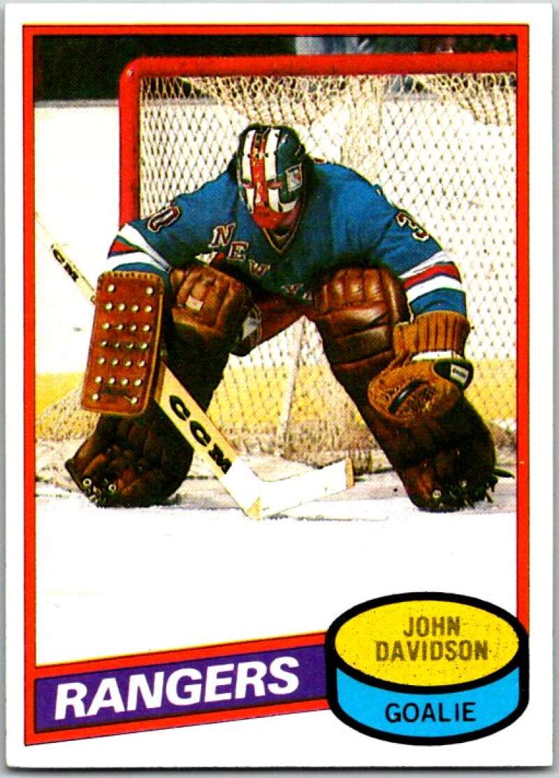 1980-81 Topps #190 John Davidson  New York Rangers  V49835