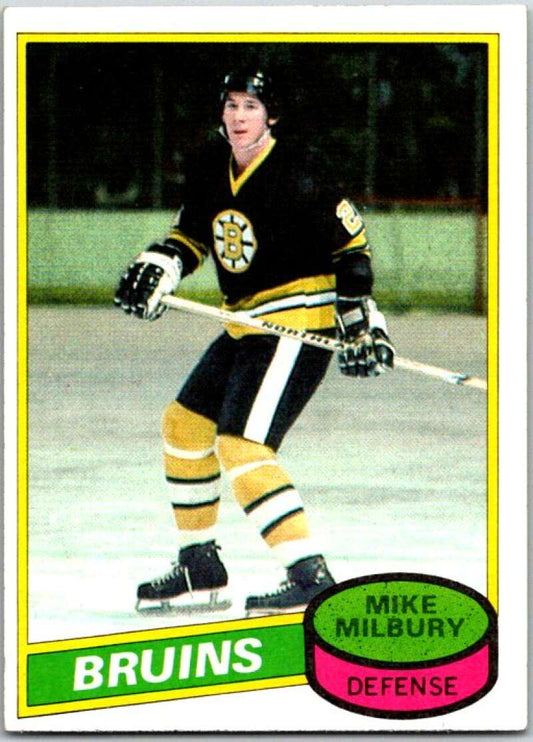 1980-81 Topps #191 Mike Milbury  Boston Bruins  V49836