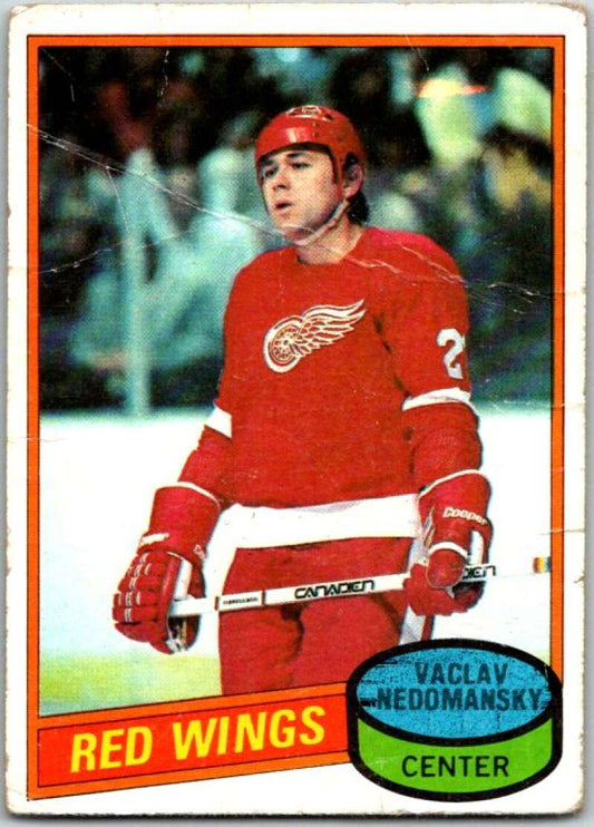 1980-81 Topps #202 Vaclav Nedomansky  Detroit Red Wings  V49858