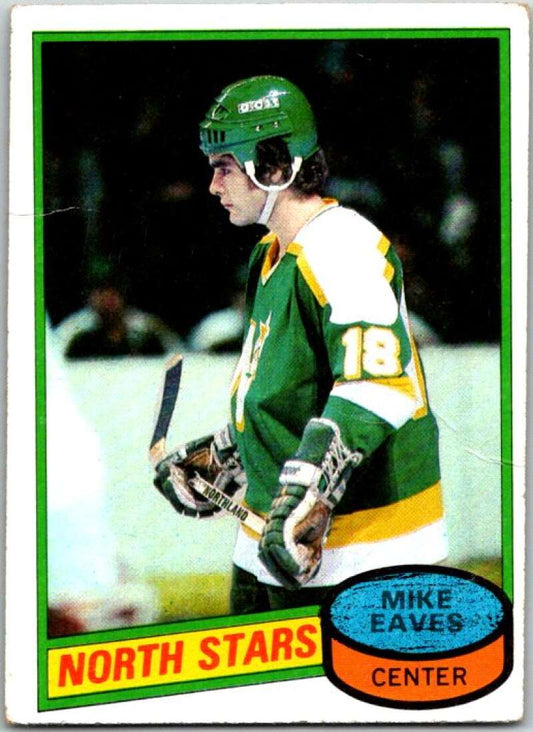 1980-81 Topps #206 Mike Eaves  RC Rookie Minnesota North Stars  V49870