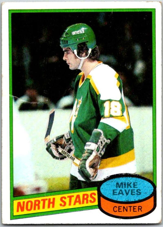 1980-81 Topps #206 Mike Eaves  RC Rookie Minnesota North Stars  V49872