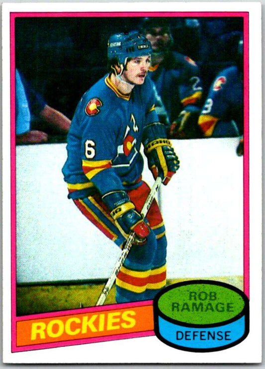1980-81 Topps #213 Rob Ramage  RC Rookie Colorado Rockies  V49890