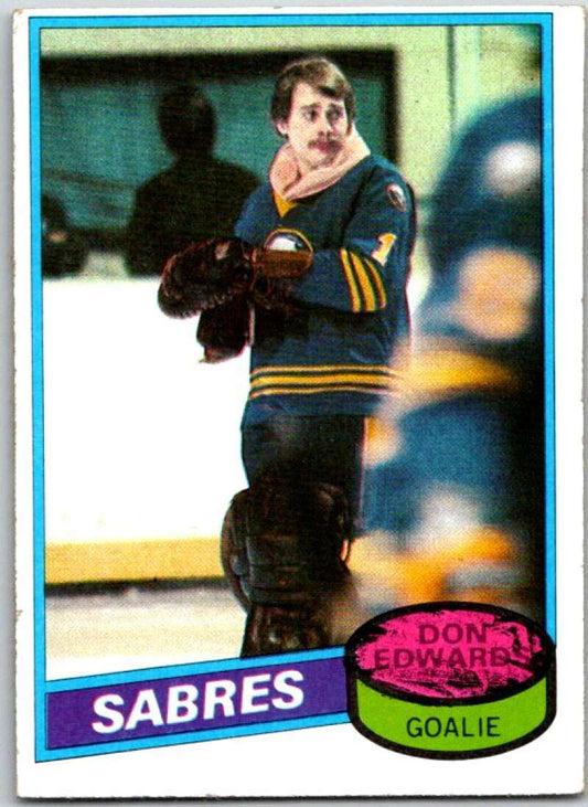 1980-81 Topps #215 Don Edwards  Buffalo Sabres  V49892