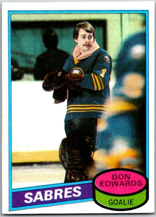 1980-81 Topps #215 Don Edwards  Buffalo Sabres  V49893