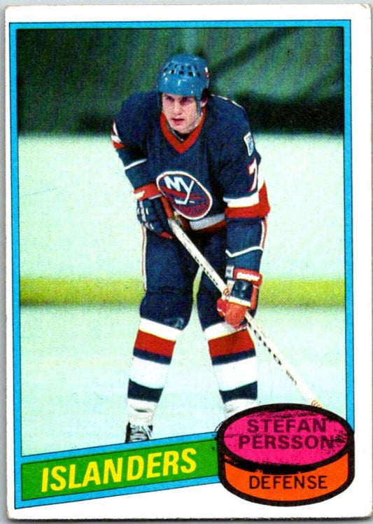 1980-81 Topps #219 Stefan Persson  New York Islanders  V49901