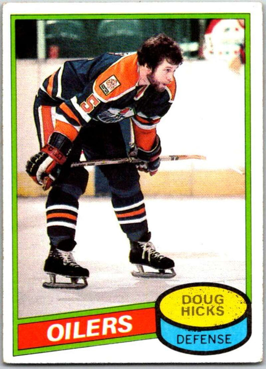 1980-81 Topps #221 Doug Hicks  Edmonton Oilers  V49905