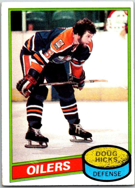 1980-81 Topps #221 Doug Hicks  Edmonton Oilers  V49906