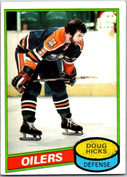1980-81 Topps #221 Doug Hicks  Edmonton Oilers  V49907