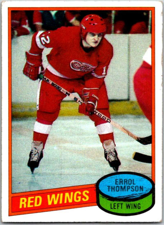 1980-81 Topps #234 Errol Thompson  Detroit Red Wings  V49934