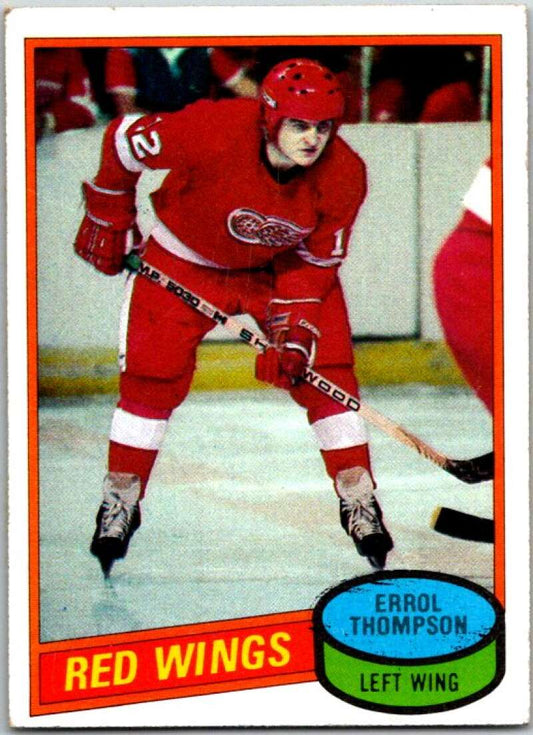 1980-81 Topps #234 Errol Thompson  Detroit Red Wings  V49935