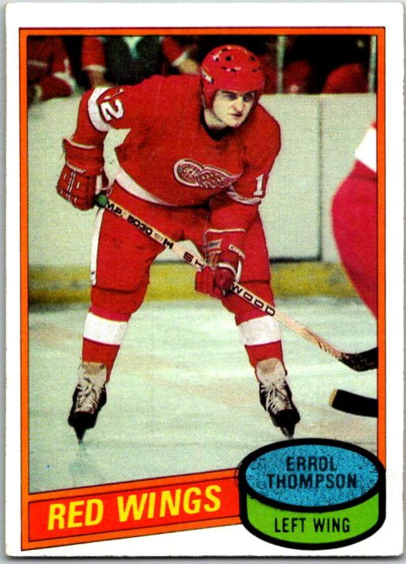 1980-81 Topps #234 Errol Thompson  Detroit Red Wings  V49936