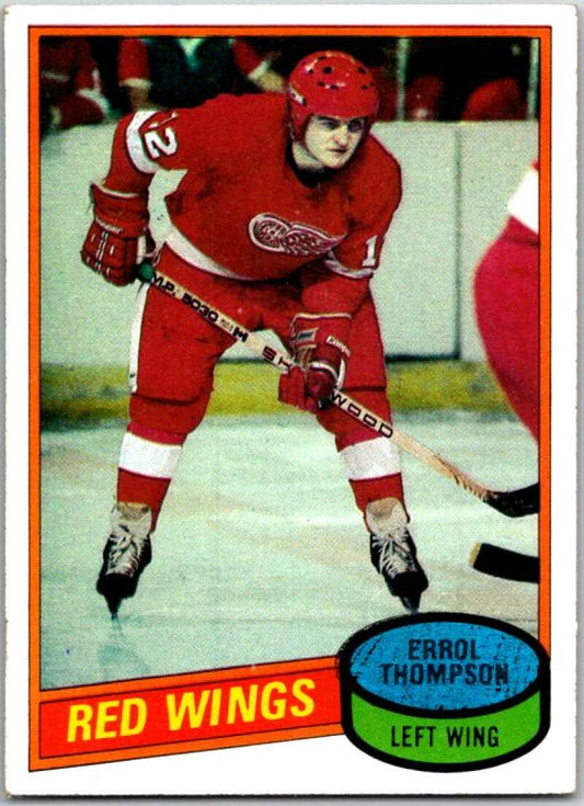 1980-81 Topps #234 Errol Thompson  Detroit Red Wings  V49937