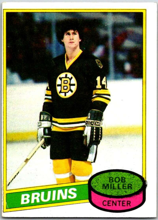 1980-81 Topps #236 Bob Miller  Boston Bruins  V49942
