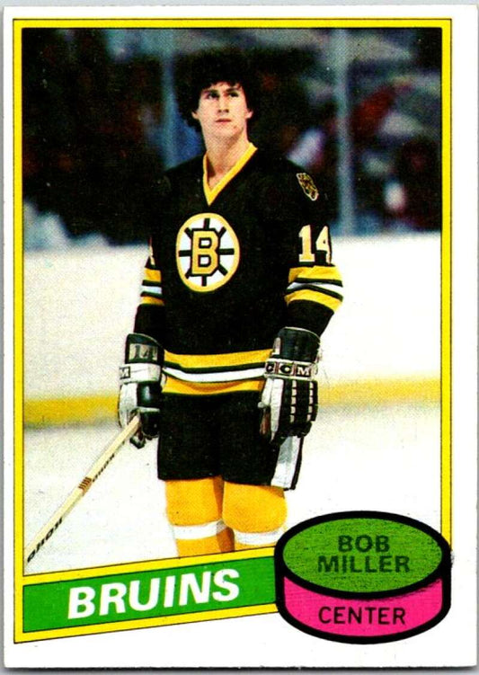 1980-81 Topps #236 Bob Miller  Boston Bruins  V49944