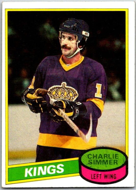 1980-81 Topps #240 Charlie Simmer  Los Angeles Kings  V49954