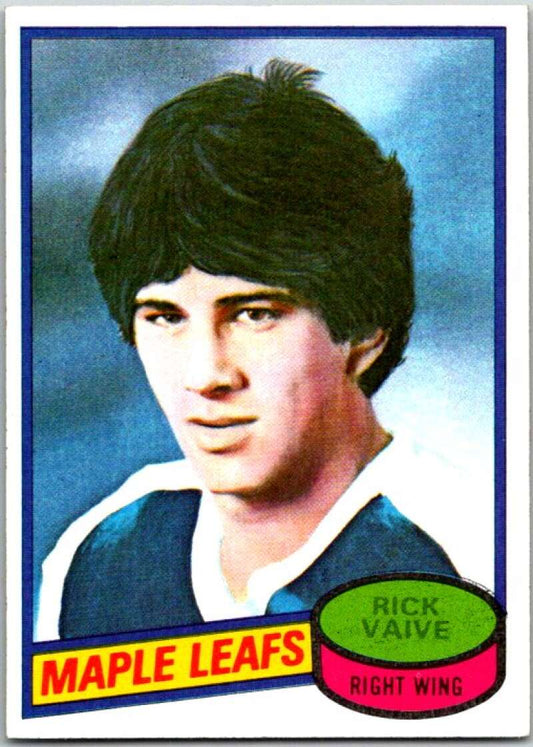 1980-81 Topps #242 Rick Vaive  RC Rookie Toronto Maple Leafs  V49961