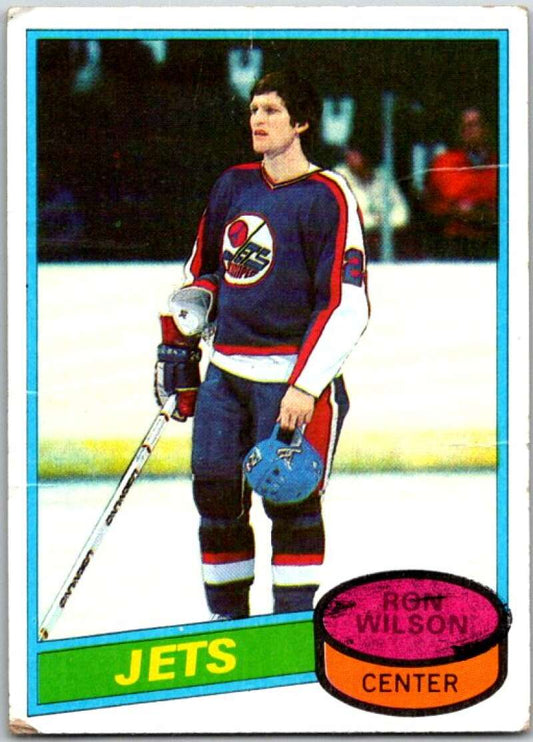 1980-81 Topps #243 Ron Wilson  RC Rookie Winnipeg Jets  V49964