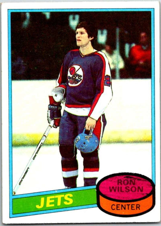 1980-81 Topps #243 Ron Wilson  RC Rookie Winnipeg Jets  V49965