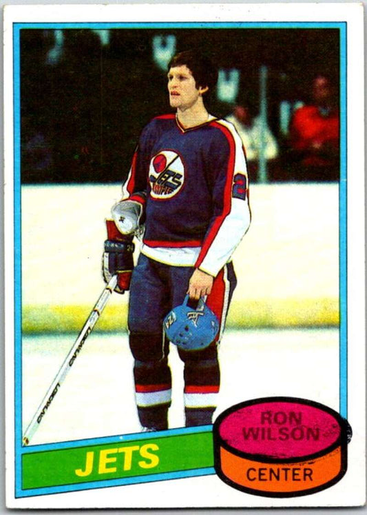 1980-81 Topps #243 Ron Wilson  RC Rookie Winnipeg Jets  V49966