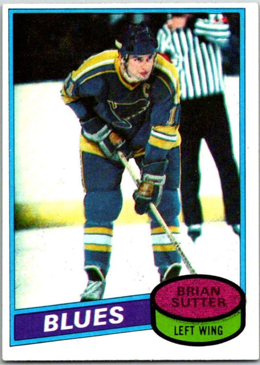 1980-81 Topps #244 Brian Sutter  St. Louis Blues  V49968