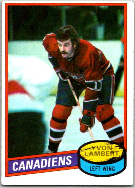 1980-81 Topps #246 Yvon Lambert  Montreal Canadiens  V49971