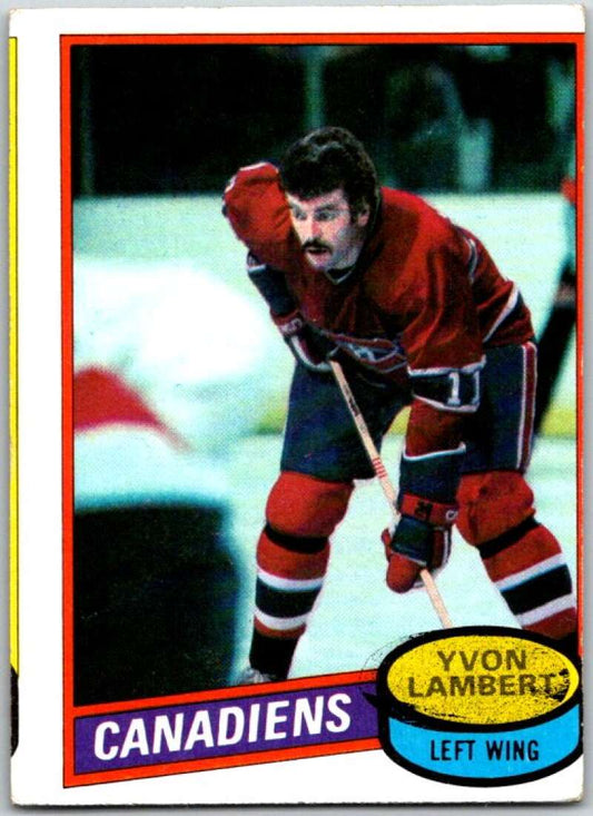1980-81 Topps #246 Yvon Lambert  Montreal Canadiens  V49973