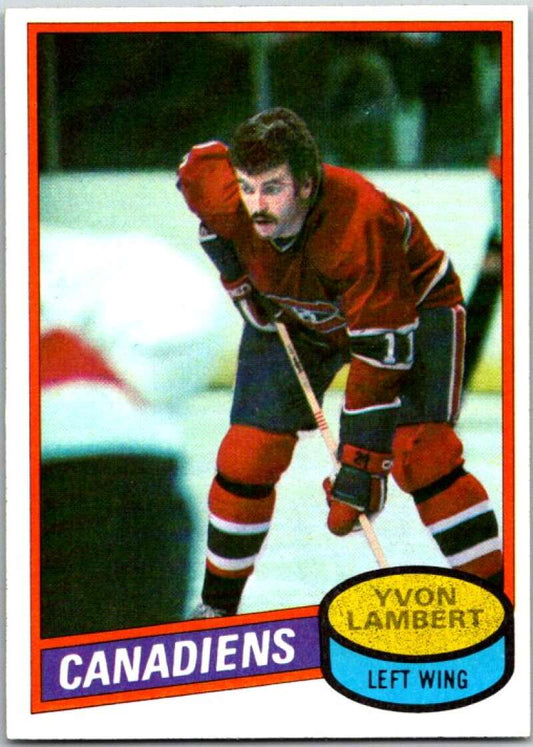 1980-81 Topps #246 Yvon Lambert  Montreal Canadiens  V49975