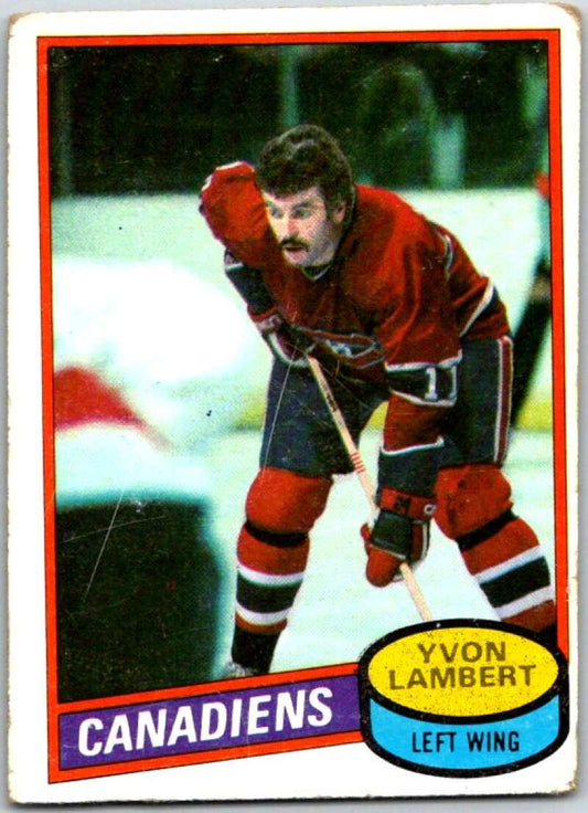 1980-81 Topps #246 Yvon Lambert  Montreal Canadiens  V49977