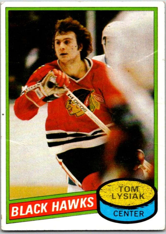1980-81 Topps #247 Tom Lysiak  Chicago Blackhawks  V49979