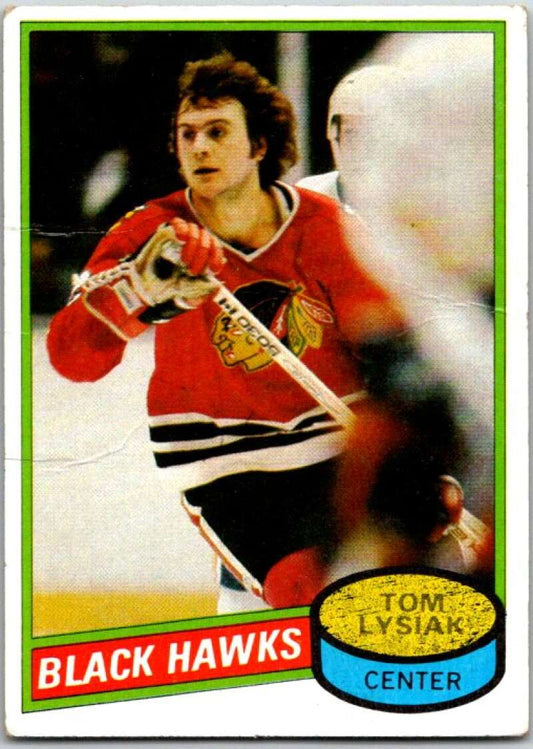 1980-81 Topps #247 Tom Lysiak  Chicago Blackhawks  V49980